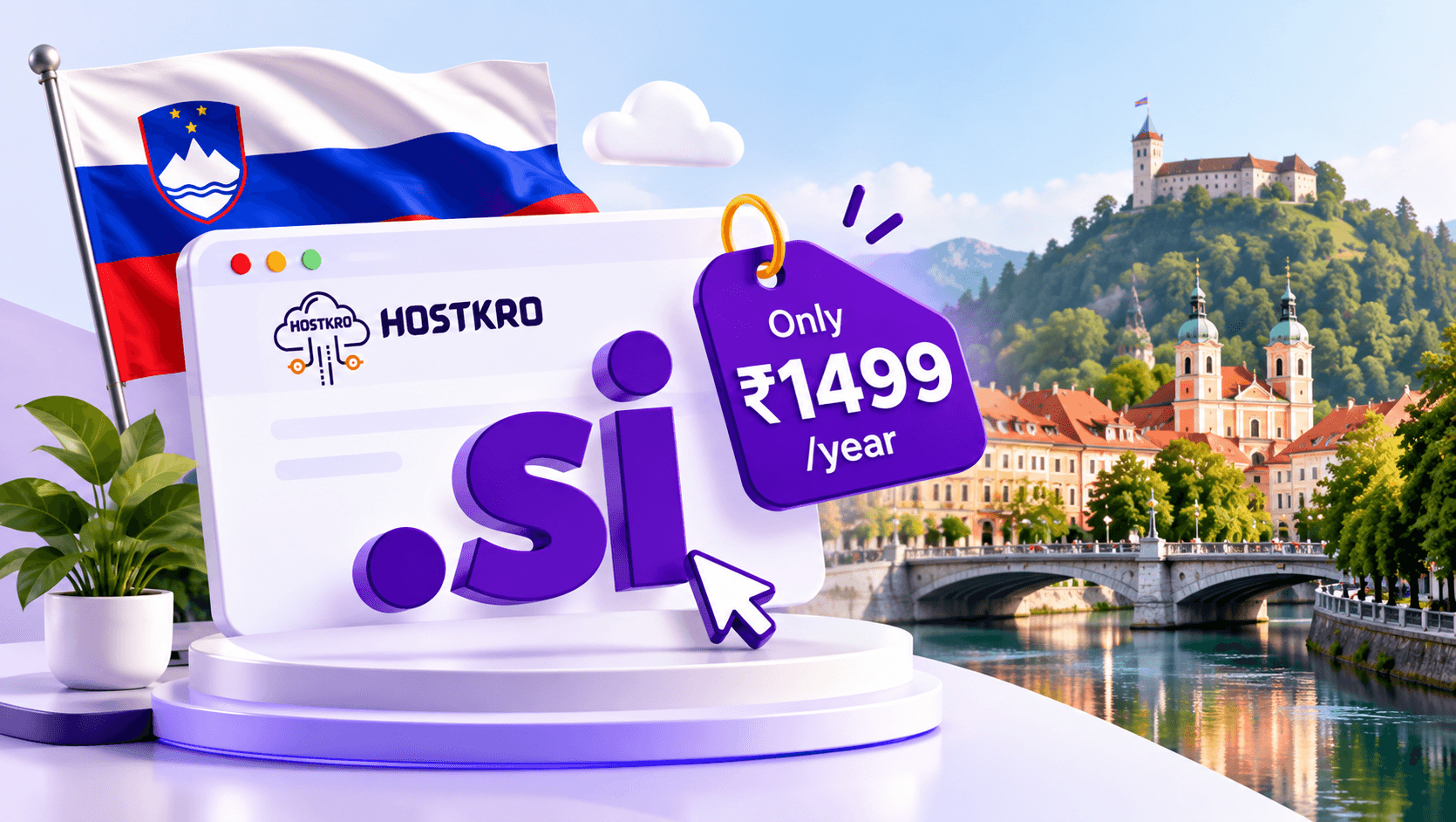 HostKro .si Domain Offer in Slovenia
