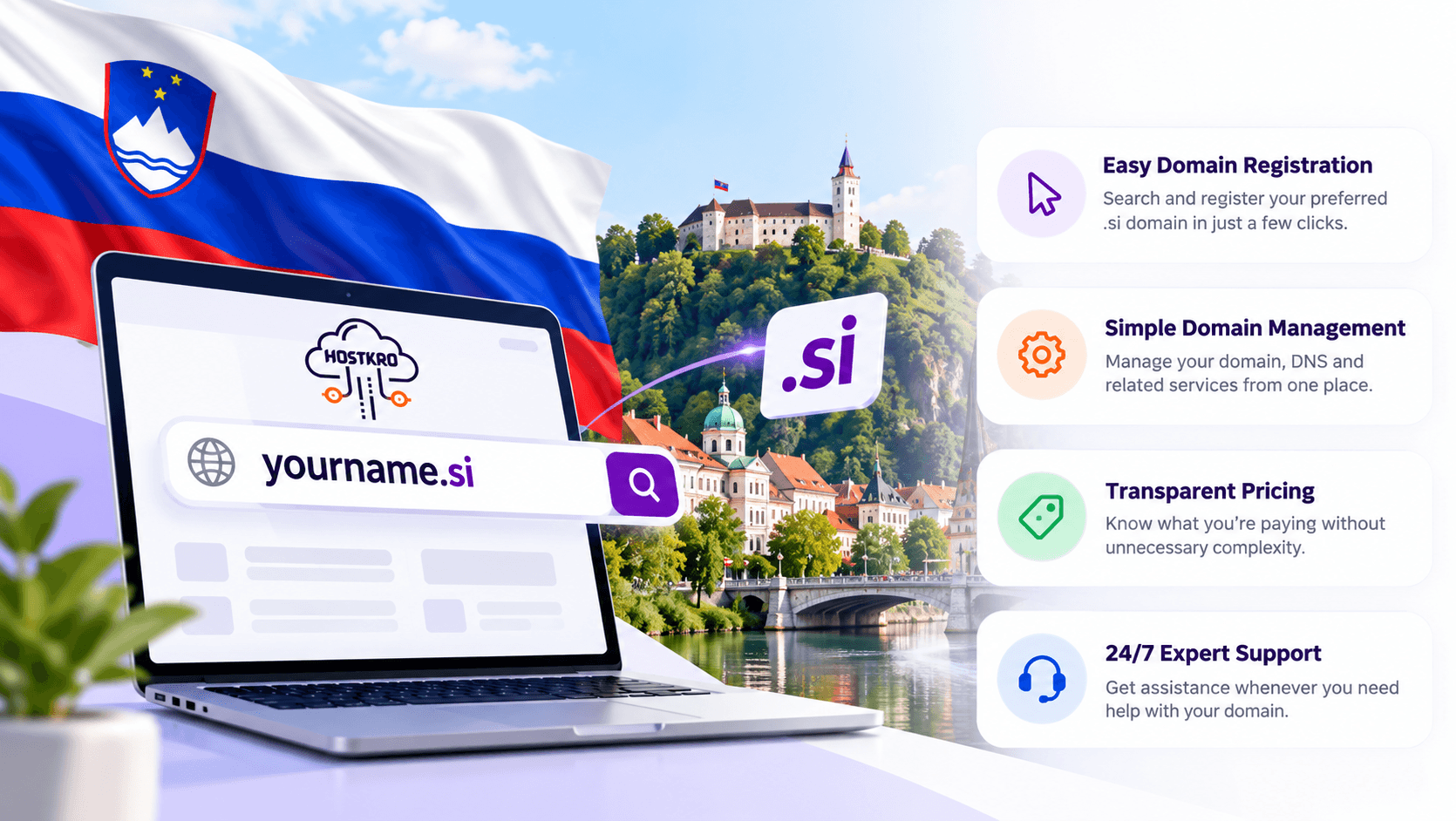 Why Register Your .si Domain with HostKro