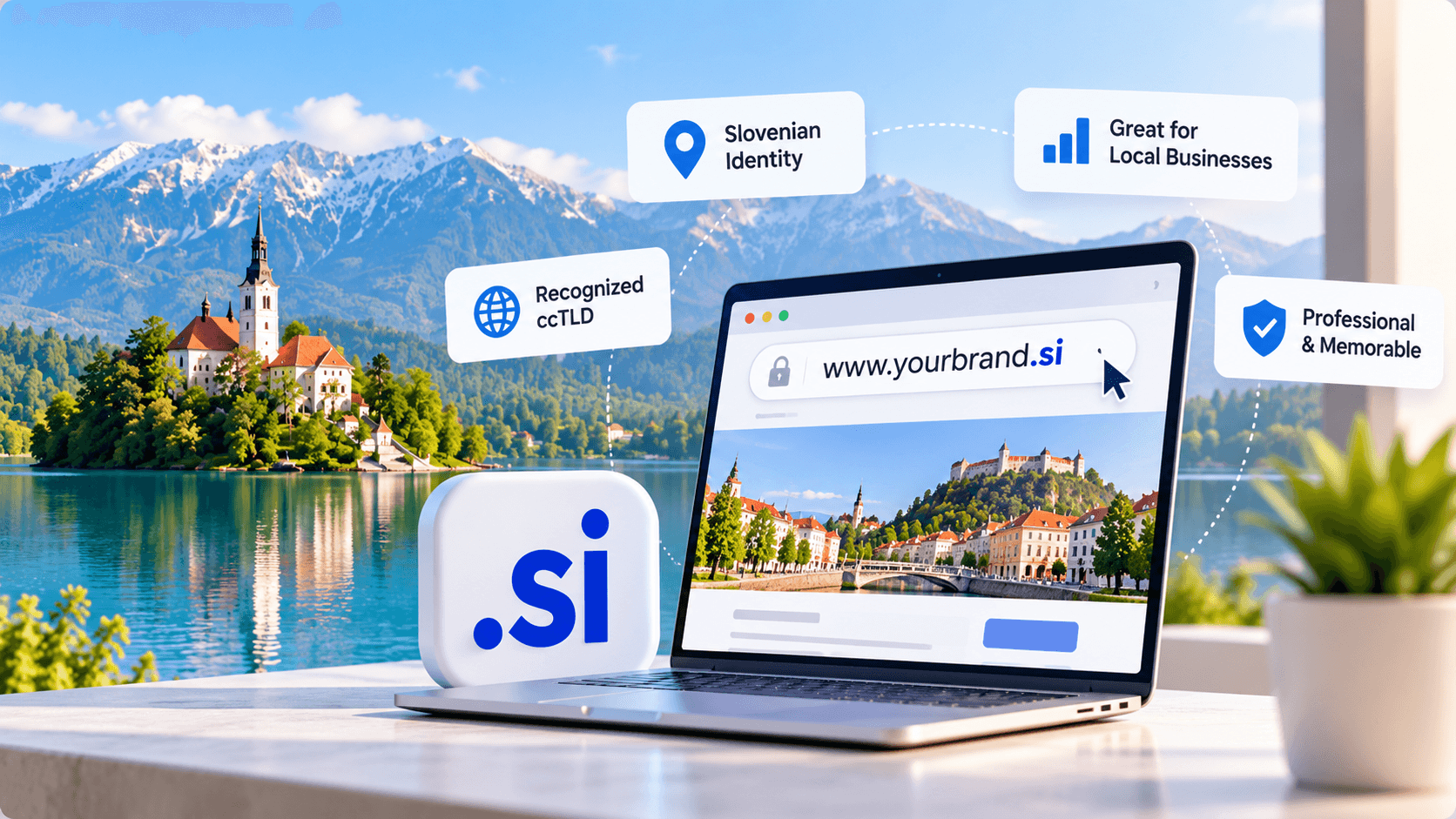 Exclusive .si domain name offer
