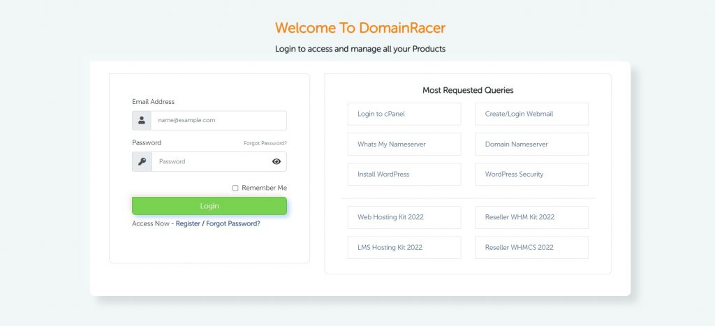 domain-racer-login-page