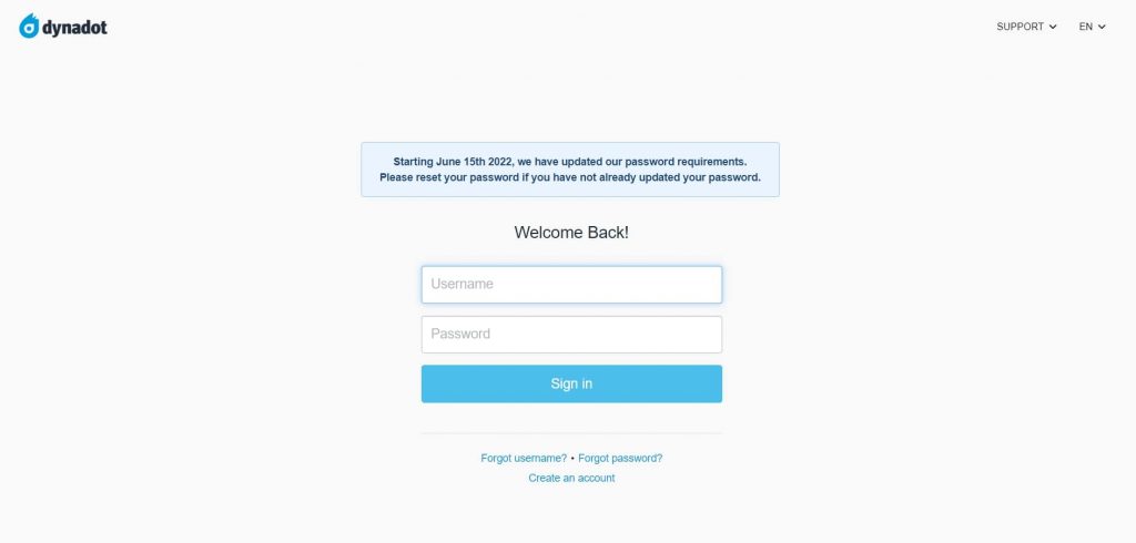 dynadot-login-page