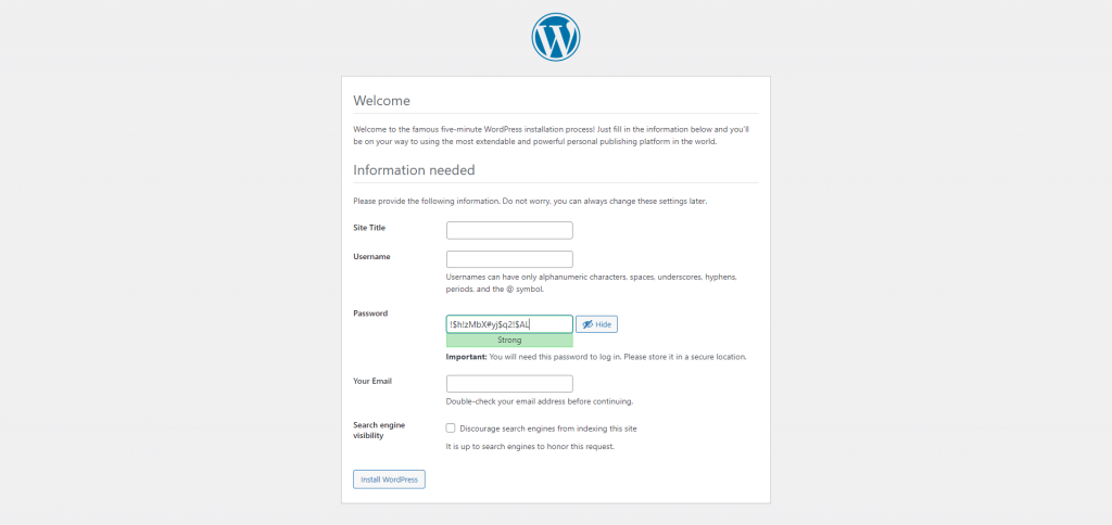 wordpress-installation-welcome-page