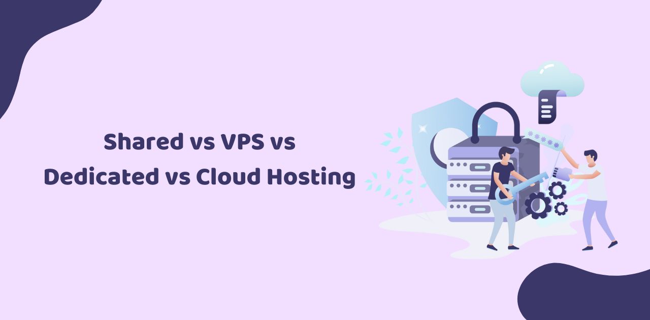 Shared vs VPS vs Dedicated vs Cloud Hosting